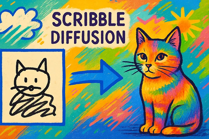 Scribble Diffusion: Redefining AI Creativity Through Simple Sketches